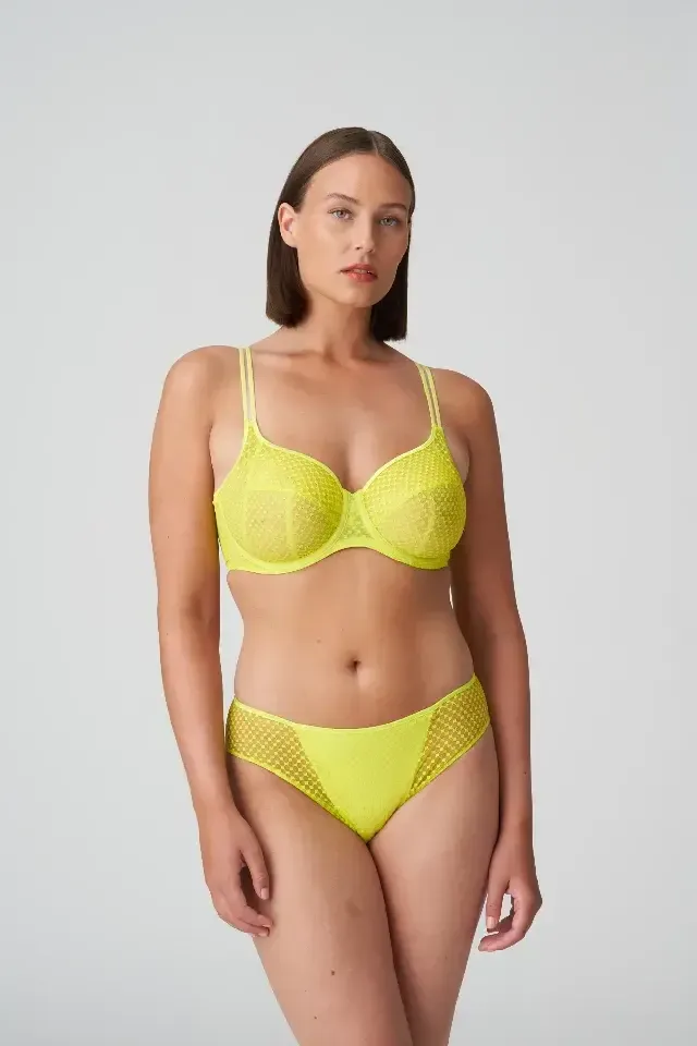 Prima Donna Twist Glass Beach beugel bh in fluogeel