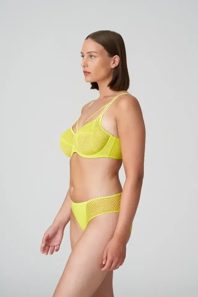 Prima Donna Twist Glass Beach beugel bh in fluogeel