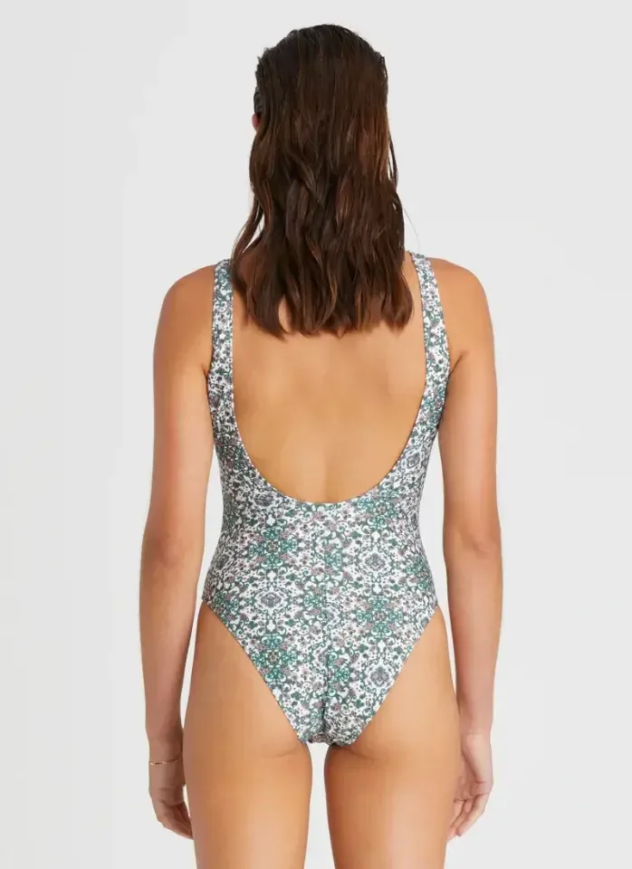 Heaven Aubrey badpak met groene print