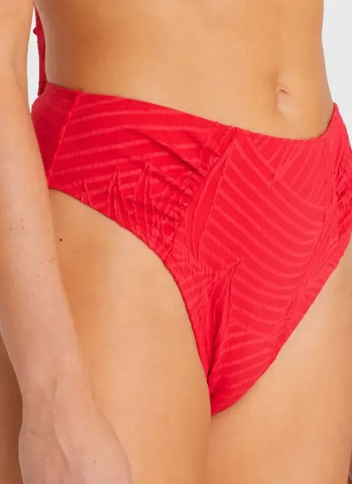 Heaven Lelie & Phoebe voorgevormde bandeau-bikini in rood