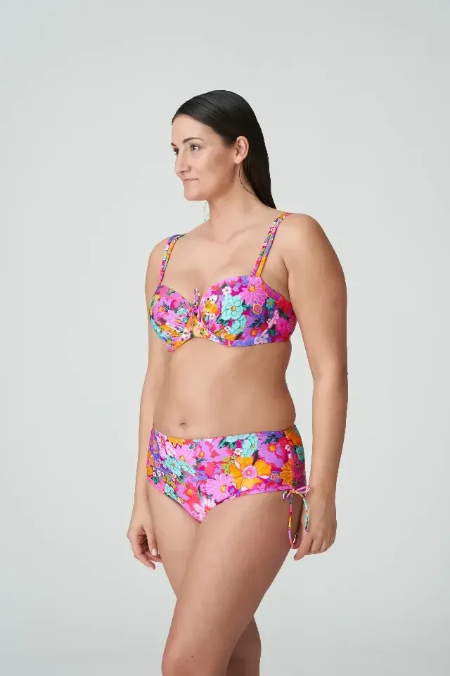 Prima Donna Swim Najac voorgevormde balconnet bikini in roze met bloemenprint