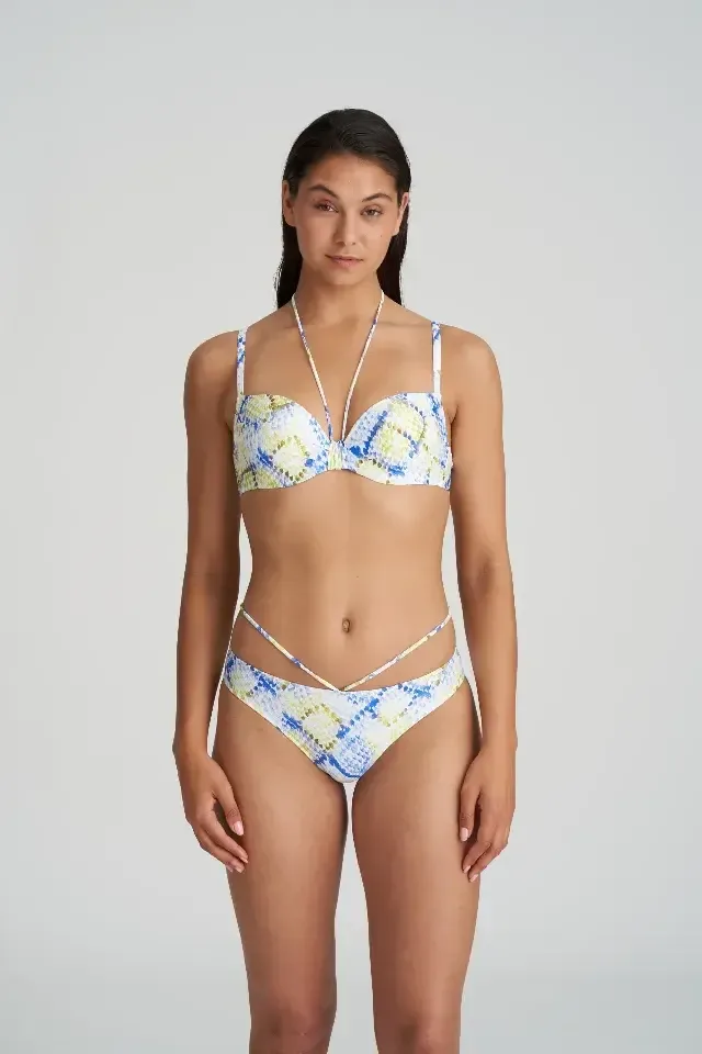 Marie Jo Swim Lundey strapless bikini in multicolor