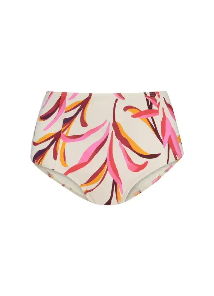 Cyell Japanese Floral tankini in ivoor en roze