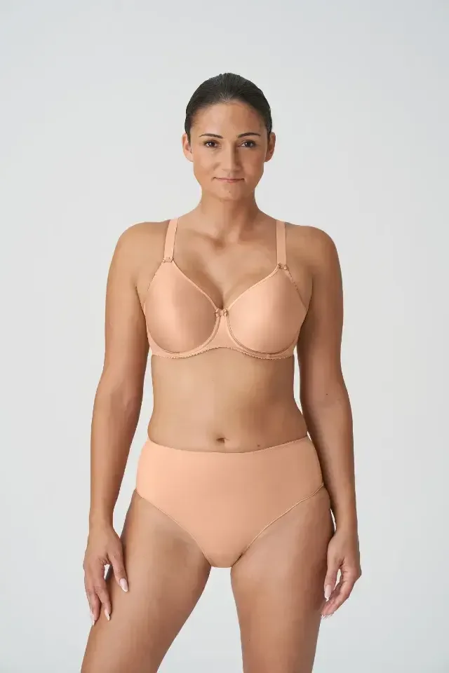 Prima Donna Satin naadloze beugel bh in huidskleur