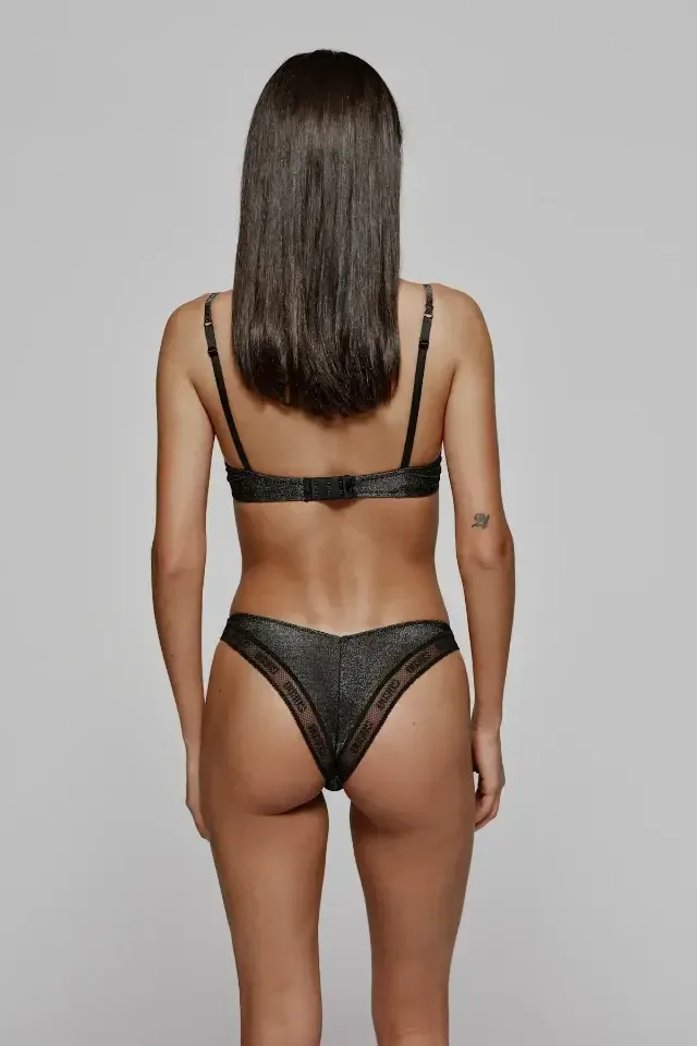 Sarda Carreras Italiaanse slip in zwart
