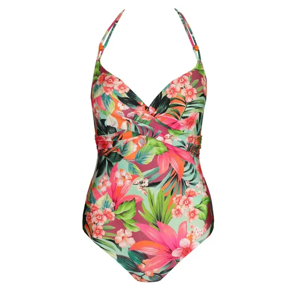 Marie Jo Swim Norma Jeanne voorgevormd  badpak in een multicolore bloemenprint