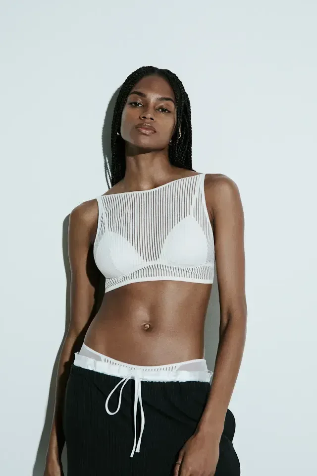 Sarda Radia bralette in ivoor