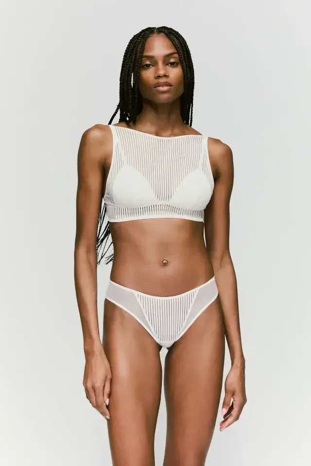 Sarda Radia bralette in ivoor