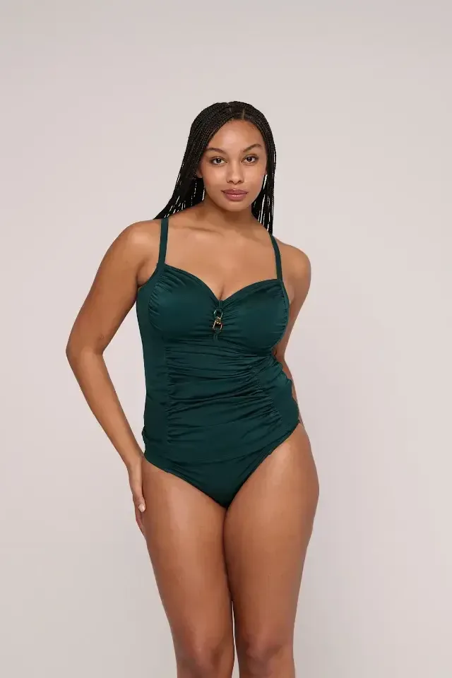 Prima Donna Swim Mangalore tankini in donkergroen