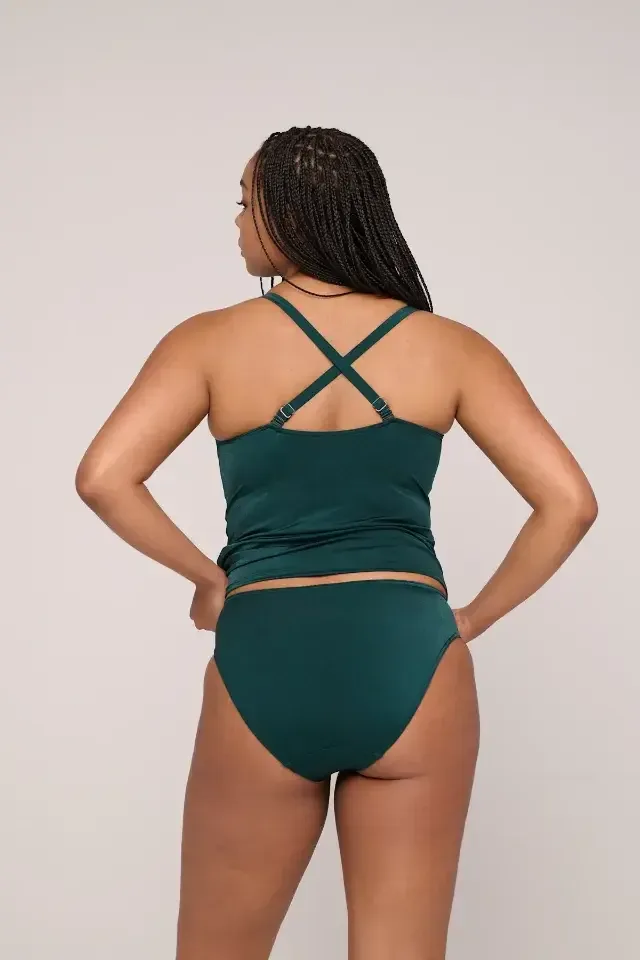 Prima Donna Swim Mangalore tankini in donkergroen