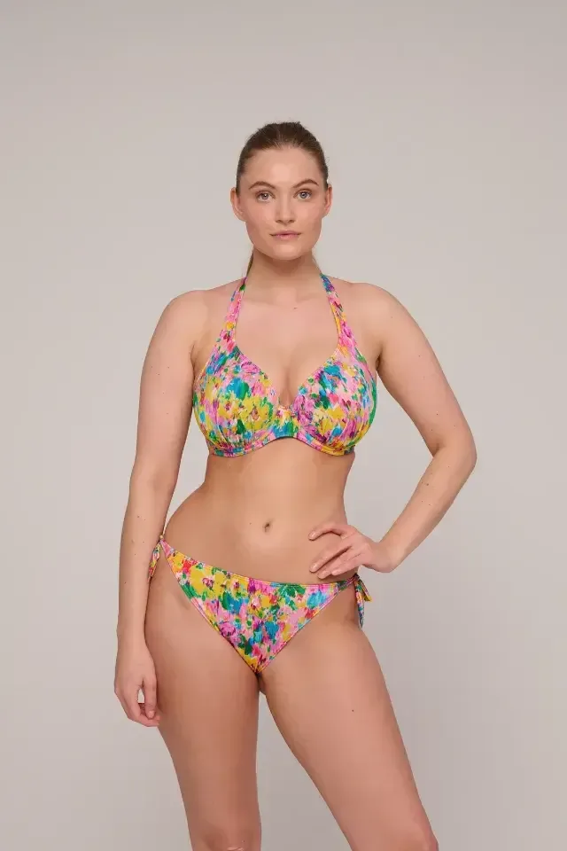 Prima Donna Swim Ubud voorgevormde plunge-bikini in multicolor
