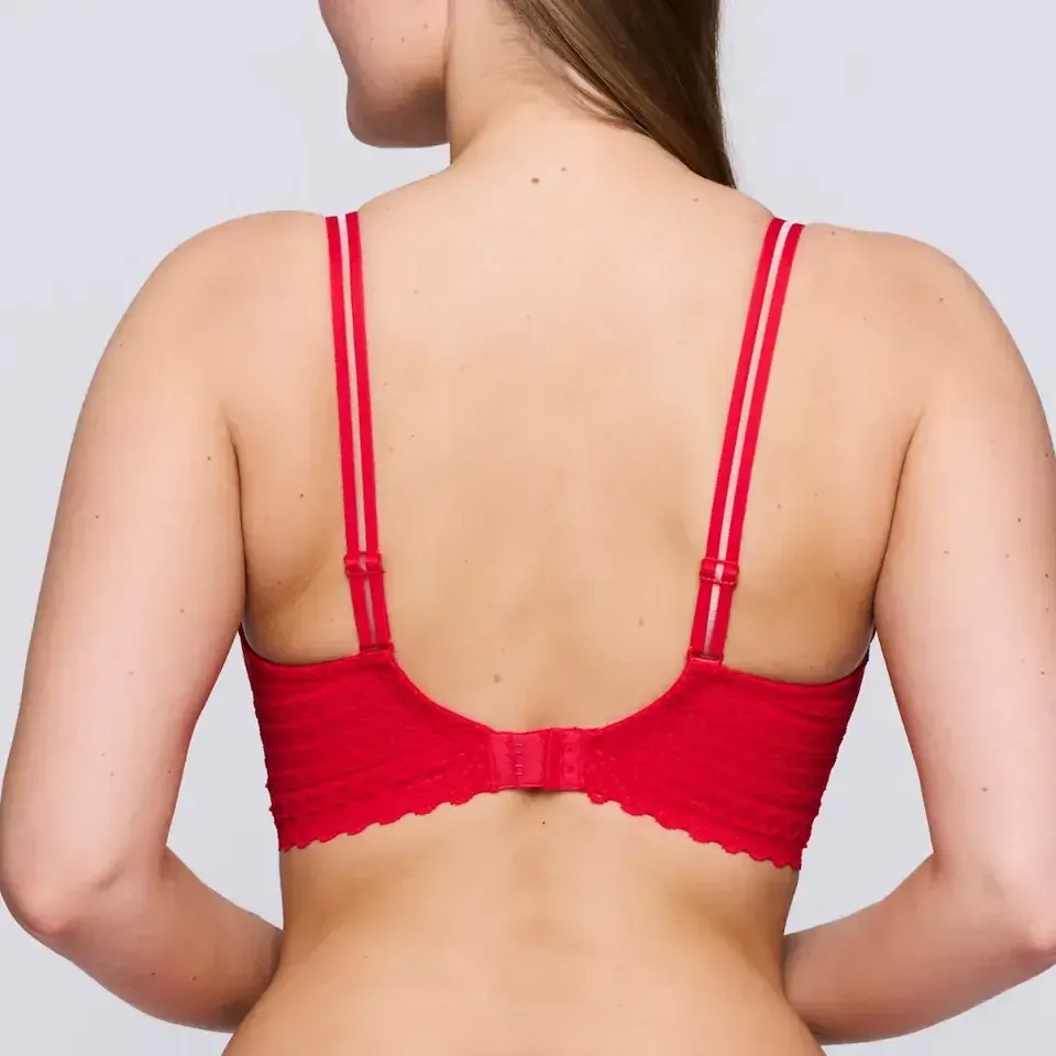 Prima Donna Twist East End voorgevormde bh in rood