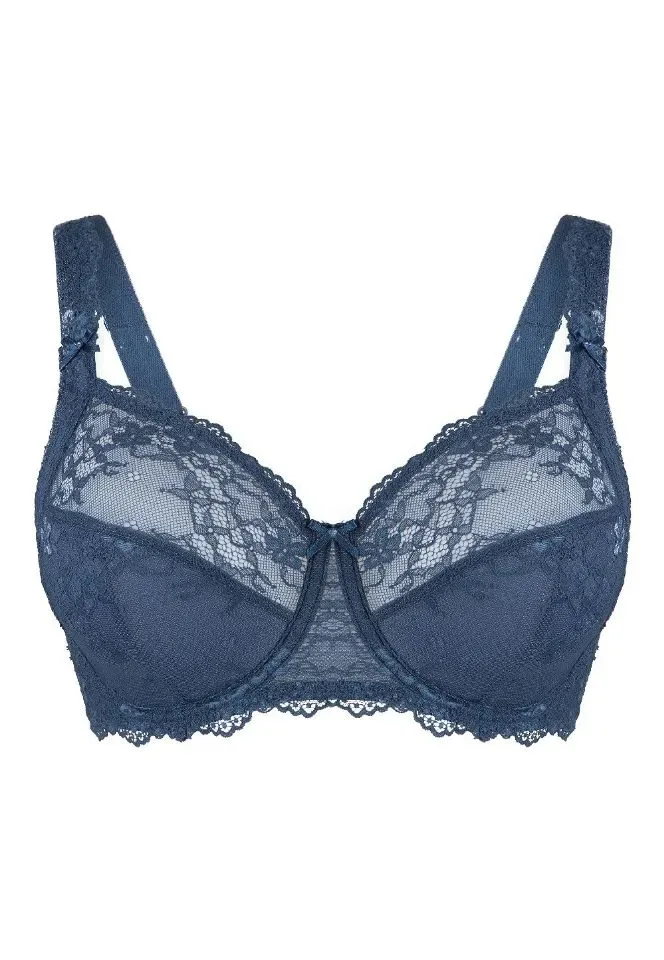 Lingadore Daily beugelbh in denimblauw