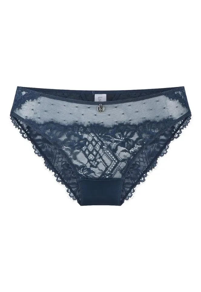 Lingadore Midnight slip in blauw