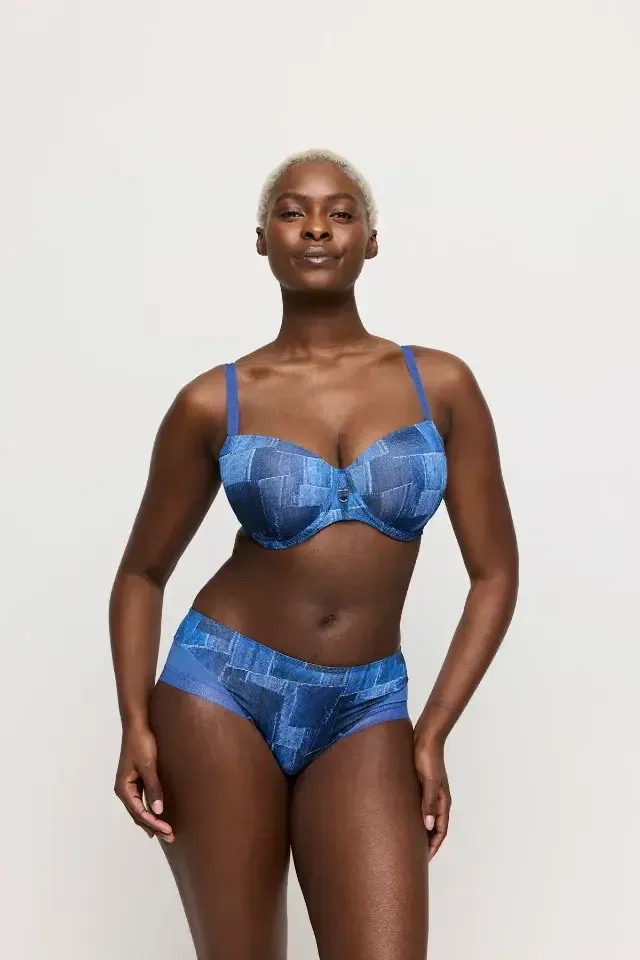 Prima Donna Twist Mauna shorty in jeansblauw