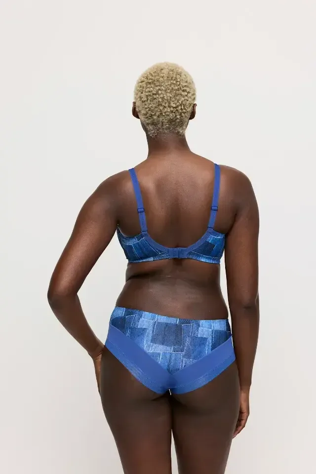 Prima Donna Twist Mauna shorty in jeansblauw