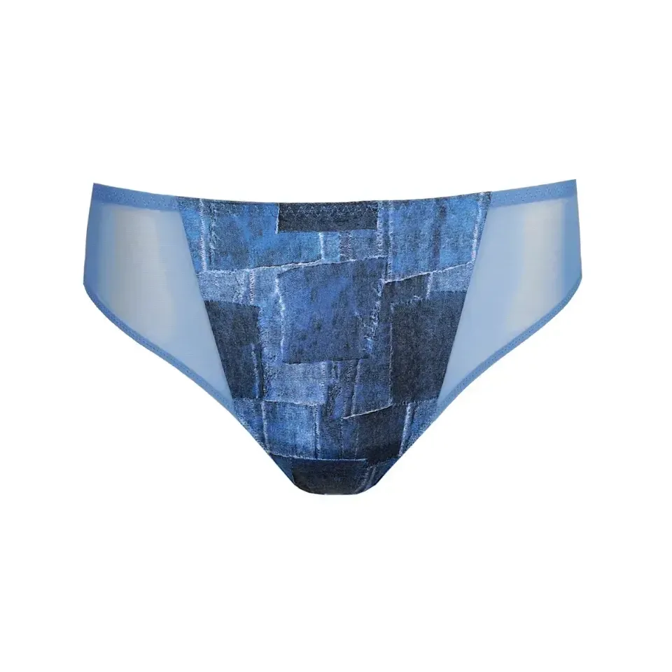 Prima Donna Twist Mauna slip in jeansblauw