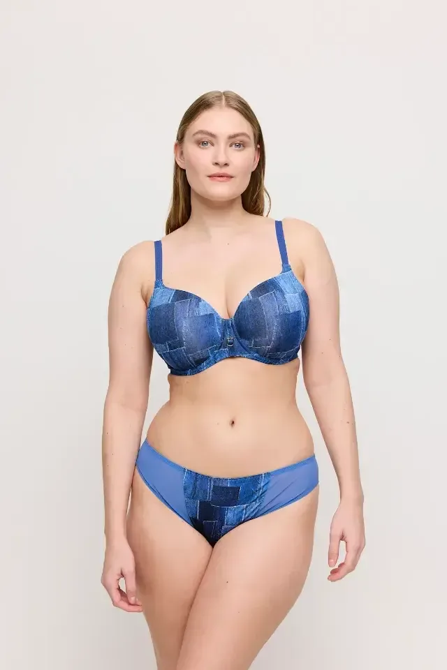 Prima Donna Twist Mauna voorgevormde bh in jeansblauw