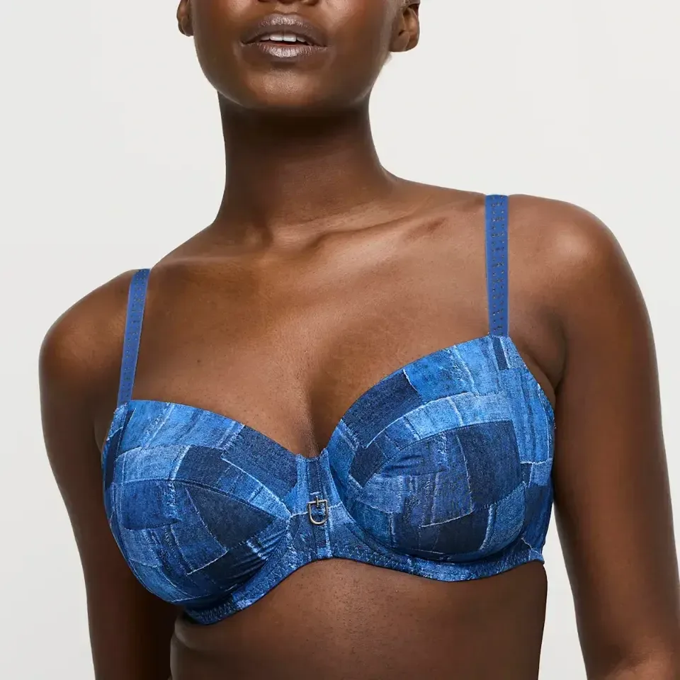 Prima Donna Twist Mauna beugel bh in jeansblauw