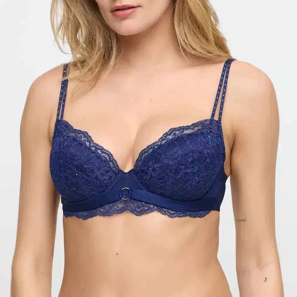 Marie Jo Musea push-up bh in blauw