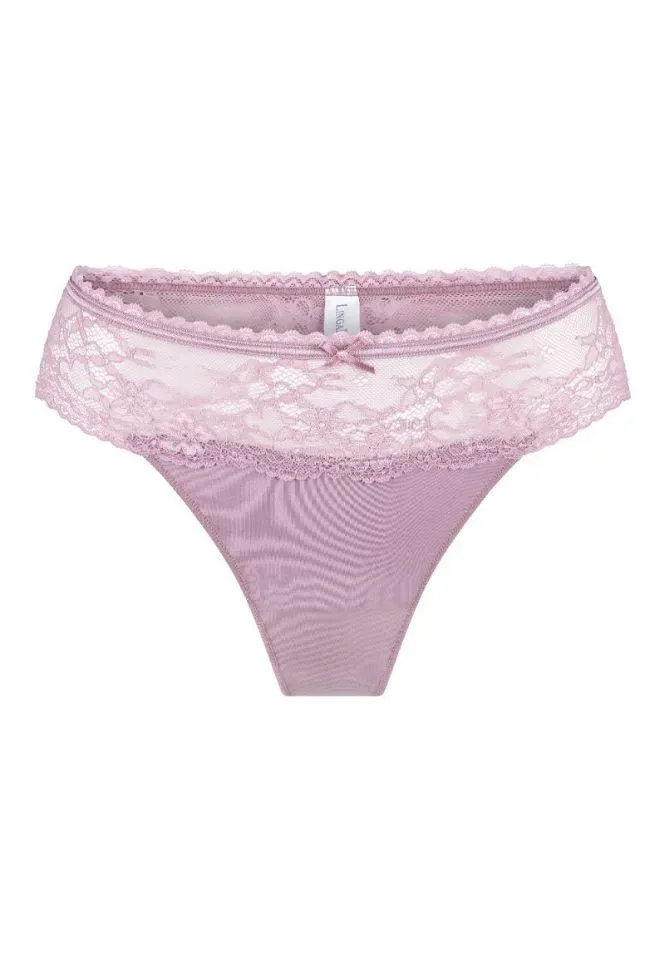 Lingadore Daily string in rose-mauve