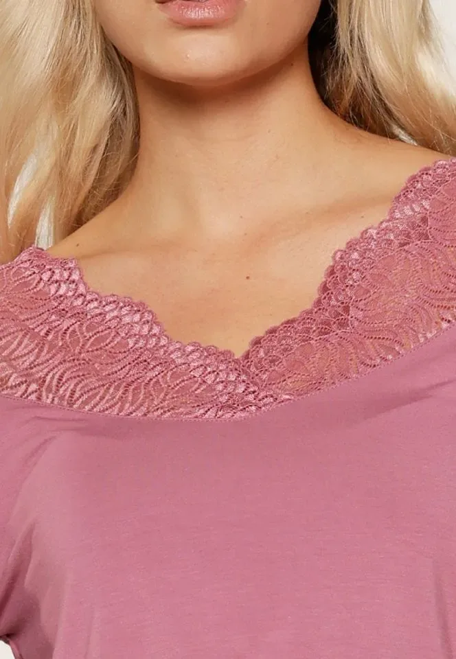 Lingadore Heather pyjama in roze