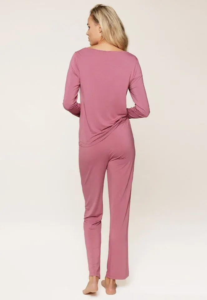 Lingadore Heather pyjama in roze