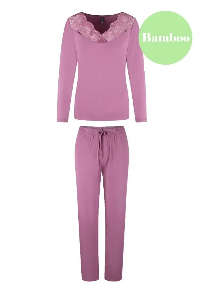 Lingadore Heather pyjama in roze