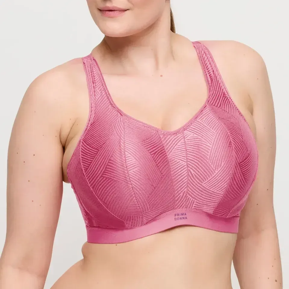 Prima Donna Sport The Game voorgevormde sportbh in roze