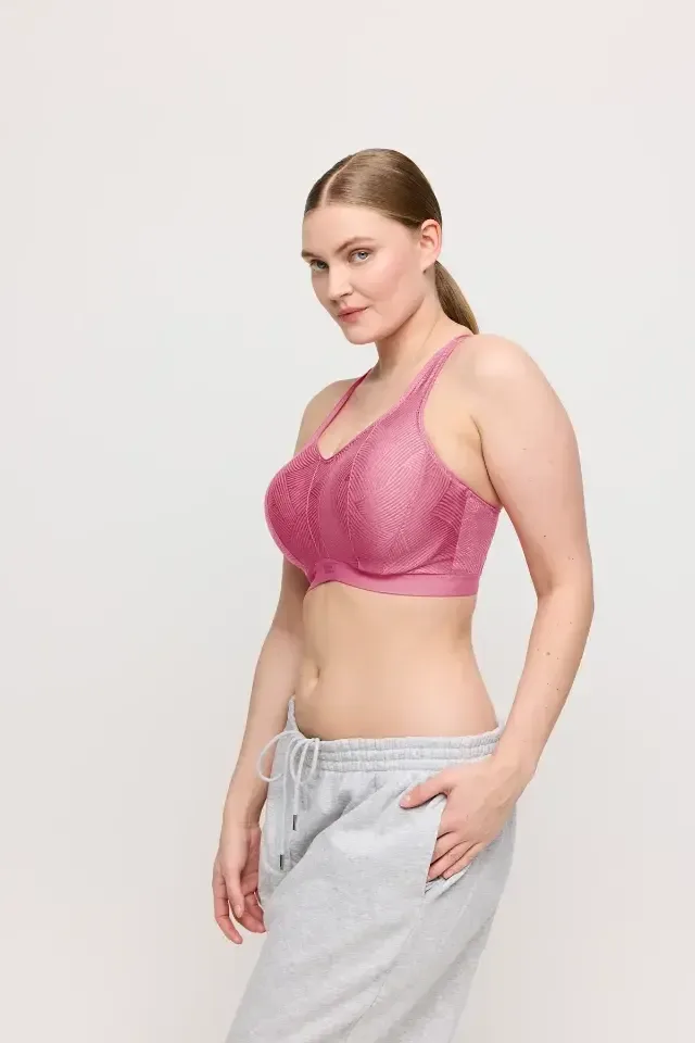 Prima Donna Sport The Game voorgevormde sportbh in roze