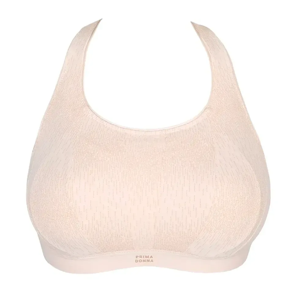 Prima Donna Sport The Gym sport bh zonder beugels in beige