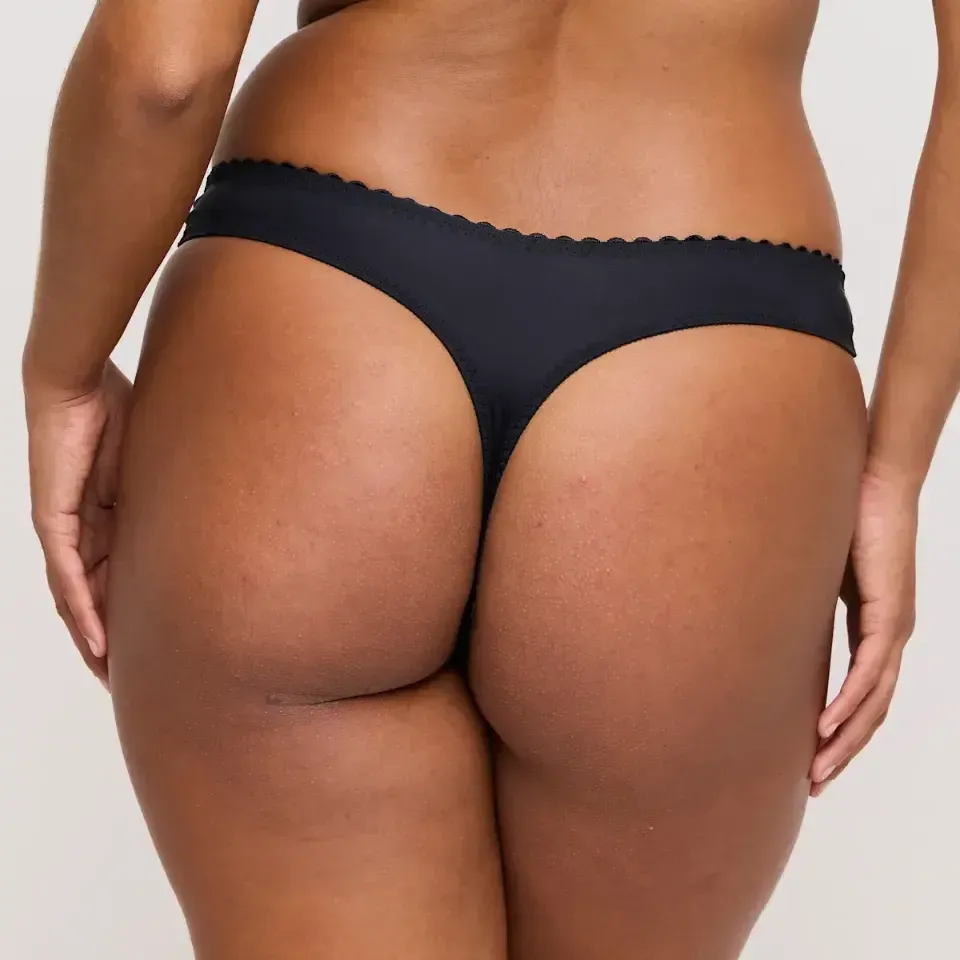 Prima Donna Manali string in zwart en geel