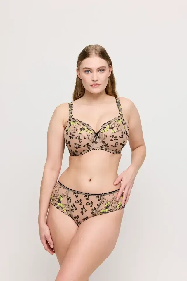 Prima Donna Manali shorty in zwart en geel