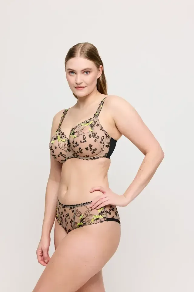 Prima Donna Manali shorty in zwart en geel