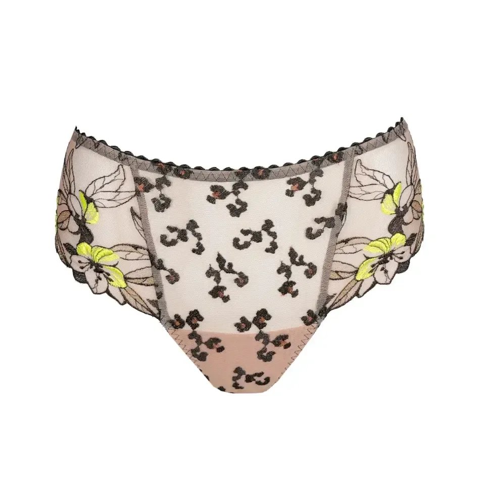 Prima Donna Manali shorty in zwart en geel