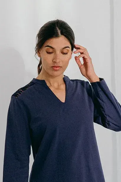 Alice et Maman Kiki nachthemd in blauw