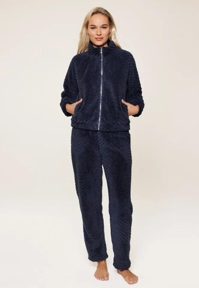Lingadore Fluffy homewear in blauw