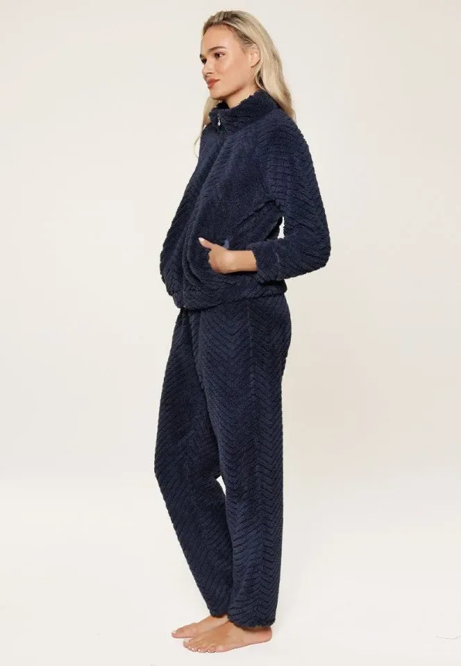 Lingadore Fluffy homewear in blauw