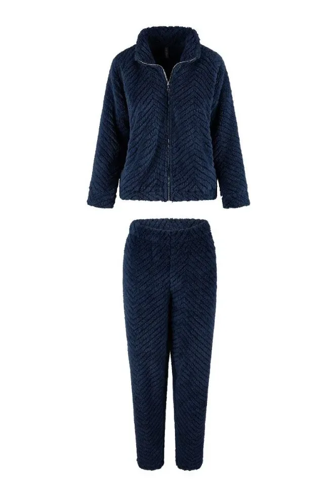 Lingadore Fluffy homewear in blauw