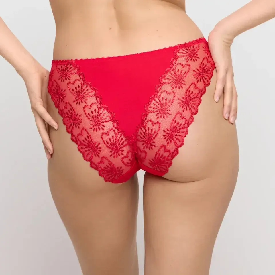 Marie Jo Jane Italiaanse slip in rood