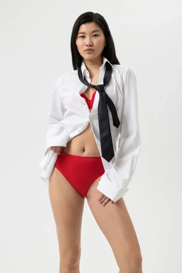 Mey Joan slip in rood