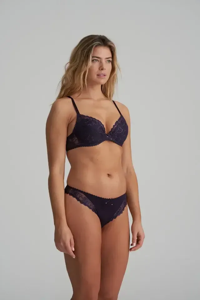 Marie Jo Jane Italiaanse slip in paars