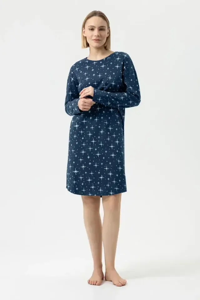 Mey Polar Sky nachthemd in blauw