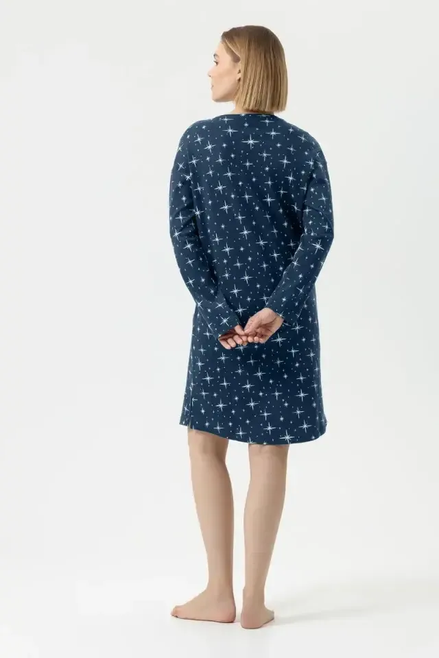 Mey Polar Sky nachthemd in blauw