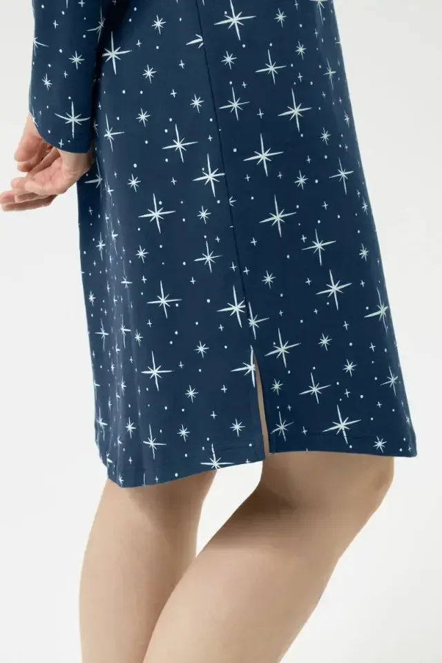 Mey Polar Sky nachthemd in blauw