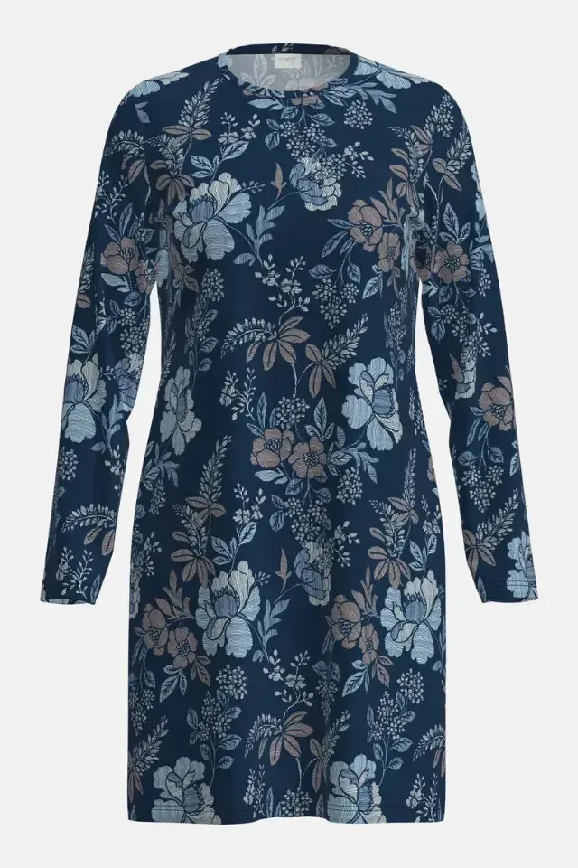 Mey Nostalgia nachthemd in blauw