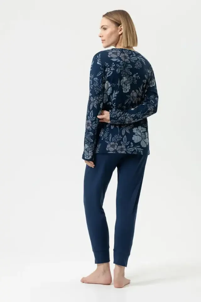 Mey Nostalgia pyjama in blauw