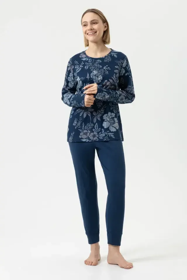 Mey Nostalgia pyjama in blauw