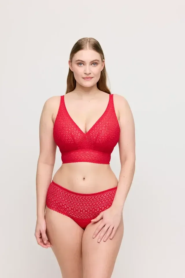Prima Donna Montara bralette in rood