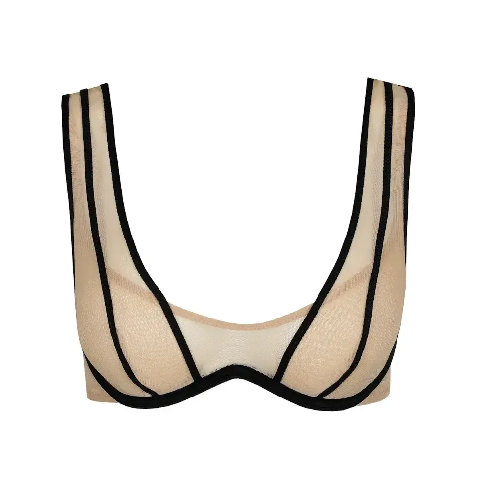 Sarda Yulimar beugel bh in zwart en nude